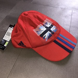 Team GB Rare Red Olympic Baseball Athlete Cap London 2012 Adidas New With Tags - Picture 1 of 9