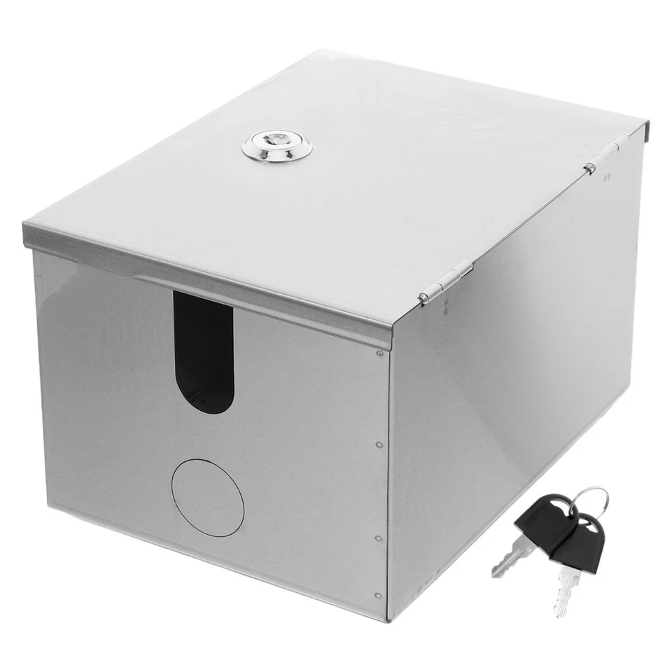 Lockable Electrical Socket Box Stainless Steel Outdoor Cover - Image 1 of 4