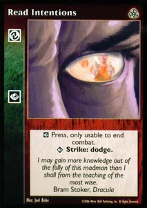 Read Intentions [Third set] - VTES card - Imagen 1 de 2