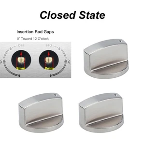 Perilla de control giratoria de 6 piezas de repuesto duradero para estufa de gas horno cocina - Imagen 1 de 22