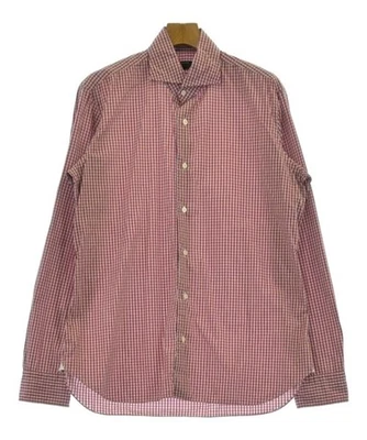 BARBA DANDYLIFE Casual Shirts RedxWhitexNavy(Check Pattern) 2200621024050 - Image 1 of 4