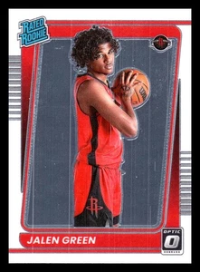 Jalen Green 2021-22 Donruss Optic Rated Rookie #159 RC Rookie Houston Rocket - Imagen 1 de 2