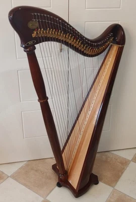 Aoyama Elysian Clive Morley Hempson Model 120 34-String Lever Harp - Image 1 of 4