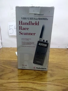 Radio Shack PRO-89 Handheld Race Scanner VHF/UHF/Air/800MHz Weather Alert/Police - Photo 1/9
