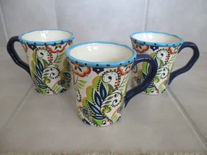 3 Espana Lifestyle BOCCA Coffee Mugs Cups Tabletops Unlimited Set of 3 - Picture 1 of 4
