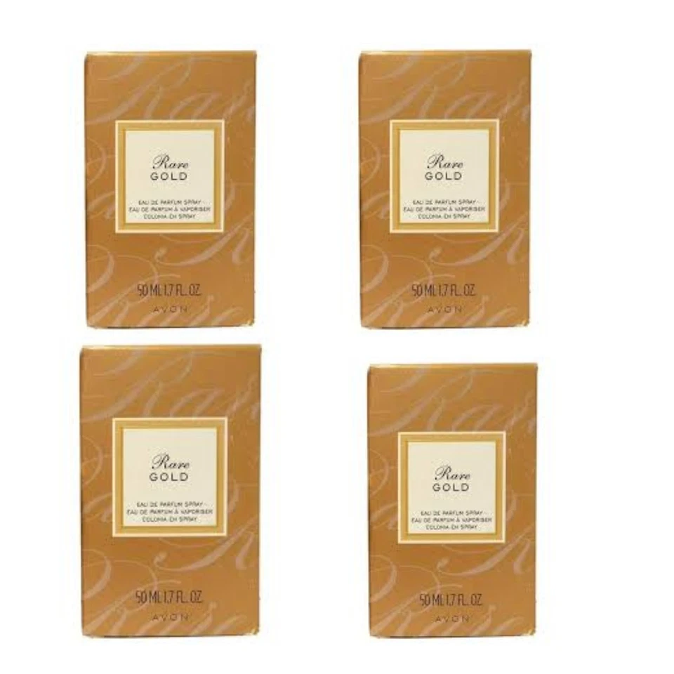 Avon Raro Oro Perfume Mujer Spray 1.7 fl. Eau De Parfum OZ (PAQUETE DE 4) Foto 1 de 1