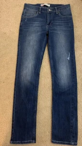 Levi Strauss & Co 510 skinny denim blue jeans Boys 16 regular - Picture 1 of 7