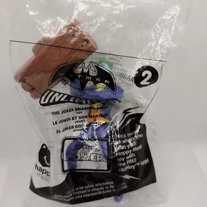McDonald's 2015 Batman Unlimited Joker Smashhammer #2 Happy Meal Toy NIP - Picture 1 of 2