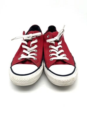 Zapatilla deportiva Converse unisex de caña baja roja W9 M7 de lona zapatos informales escuela niña patinadora Foto 1 de 4