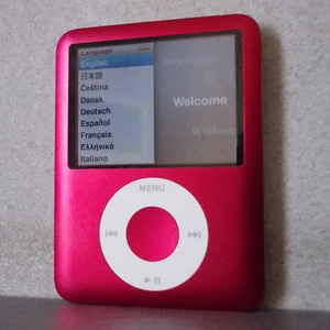 apple ipod nano 3g 3rd gen 8gb product red rosso mb257 a1236 BATTERIA 25 ORE! - Foto 1 di 7