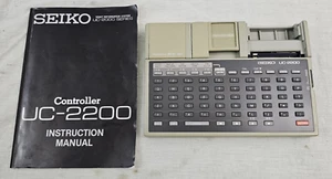 CALCOLATRICE VINTAGE SEIKO CONTROLLER UC-2200 CON MANUALE TESTATA E FUNZIONANTE - Foto 1 di 8