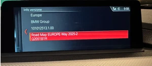 ORIGINAL GENUINE BMW ROAD MAP EUROPE WAY 2025-2 + LIFETIME FSC CODE + LINK - Picture 1 of 2
