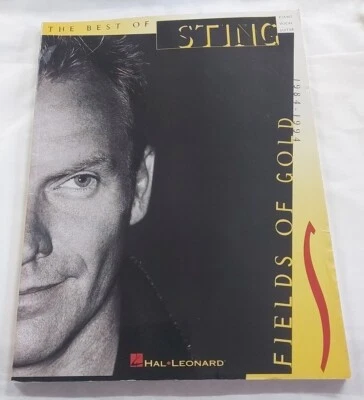 STING Songbook THE BEST OF STING FIELDS OF GOLD 1984-1994  PVG SONG BOOK 1995 - Image 1 of 4