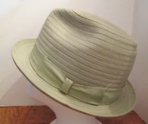 Vintage Dobbs (New York) Pocket Hat, Men's Size 7, with Hat Box - NICE! - Picture 1 of 7