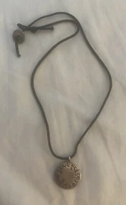 Me & Ro Four Immeasurables Medallion Pendant Necklace On Cord Sterling Silver - Picture 1 of 6
