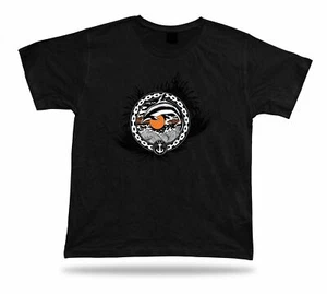 Tshirt Tee Shirt Birthday Gift Idea Doplhin Sea Waves Water Emblam Freedom Ocean - Picture 1 of 8