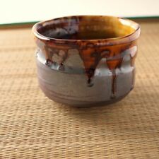 Chawan Mino Yaki Töpferei Japanisch Matcha Tee Schale Klein Größe Sabi Ash Japan