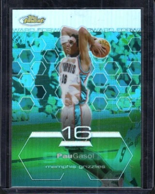 2003-04 Finest Refractors Pau Gasol Memphis Grizzlies #29 Missing /250 Stamp - Image 1 of 2