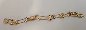 Bracciale 7" perle e oro--Ottime condizioni--Spedizione gratuita - Foto 1 di 3