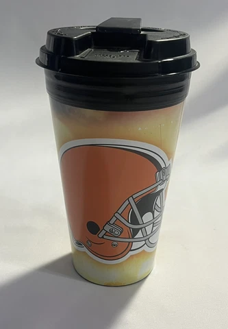 NFL Cleveland Browns Capitol Cups Travel Mug With Lid Cover