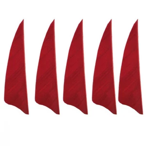 30pcs 3" Arrow Fletches Turkey Natural Feathers RW LW Shield Shape DIY Shaft - Picture 1 of 27
