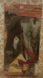Snap-On Feathers Instant Extensions 2er Pack Fuchsia & Smoky Ash  - Bild 1 von 2