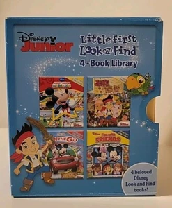 Disney Junior Little First Look and Find 4-Book Library Hardcover Set - Picture 1 of 6