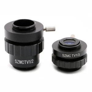 1X 1/2 1/3 Adapter Lens 28mm C-Mount Adapter Trinocular Stereo Microscope Tube - Picture 1 of 13