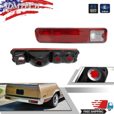 Tail Light Pair Set Lens Only For 79-87 Chevrolet El Camino Malibu GMC Caballero - Image 1 of 4