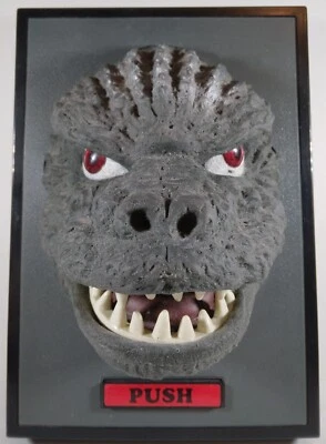 🔥 WORKING! MR. CHOPS GODZILLA ROARING LIGHT UP MOTION DOOR BELL 1983 ALPS TOYS - Image 1 of 4