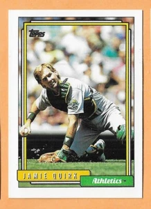 Jamie Quirk Oakland Athletics #19 - Topps NM-MT 1992 - Bild 1 von 2