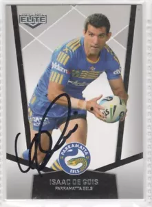 ☆ 🔥 2015 ELITE Signed Card ISAAC DE GOIS #92 🔥☆ FREE POSTAGE ☆ - Picture 1 of 1