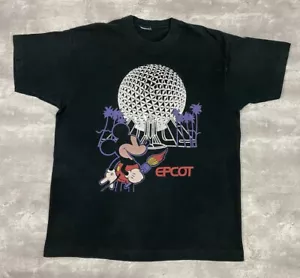 vintage 90s DISNEY EPCOT CENTER MICKEY MOUSE t shirt world park rare graphic - Picture 1 of 9