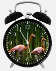 Flamingos Alarm Desk Clock 3.75" Home Or Office Decor Z96 Nice For Gift