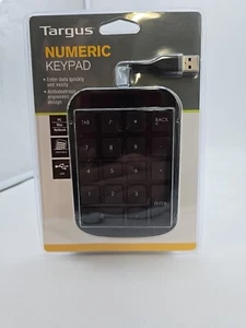 NEW NIB Targus Numeric Keypad AKP10US PC Mac Netbook USB Powered Full Size Keys - Picture 1 of 3