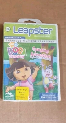 LeapFrog Leapster Juego de Aprendizaje Dora la Exploradora Camping Aventura  Foto 1 de 2