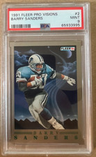 1991 Fleer Pro Visions #2 Barry Sanders PSA 9