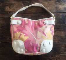 Emilio Pucci Handbag pink white cute polyester women's used from Japan