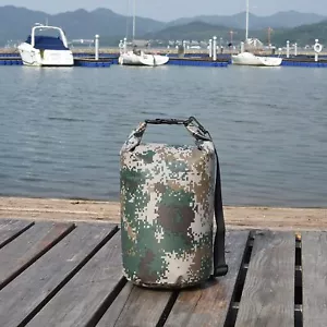 Floating Waterproof Dry Bag Backpack10L,Roll Top Sack Keeps Gear Dry for Camping - Picture 1 of 8