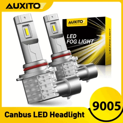 AUXITO 9005 LED Combo Headlight Beam High Low Bulb Fog Light Kit Super White - Image 1 of 4