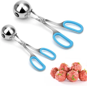 Meatball Maker, 2PCS None-Stick Meatball Scoop Ball Maker with Detachable Anti- - Picture 1 of 11