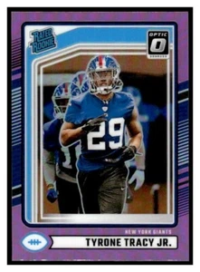 2024 Donruss Optic Preview Pink Prizm 364 Tyrone Tracy Jr. New York Giants RC - Bild 1 von 2