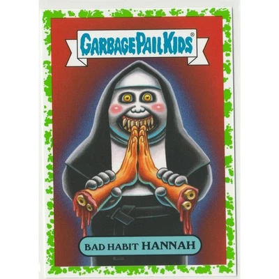 Cubo de basura Bad Habit Hannah #12b niños GPK verde puke Foto 1 de 2