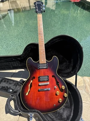 1982 Ibanez LR10 Lee Ritenour EMG pickups Sunburst w/ Case - Image 1 of 4