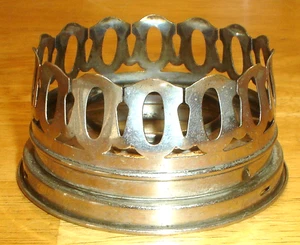 Antique Aladdin Nickel Plated Oil Lamp Burner Gallery for Model 7, 8, 9, 10, 11 - Picture 1 of 6