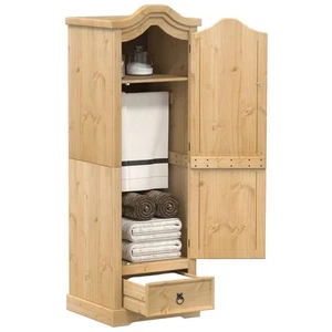 Svvalka Wardrobe Corona 55x52x170 cm Solid Wood Pine - Picture 1 of 10