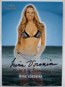 2025 BENCHWARMER GIRLS OF SUMMER IRINA VORONINA AUTOGRAPH CARD - Picture 1 of 2