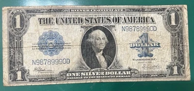 1923 $1 Silver Certificate Horse Blanket Very Good Condition - Image 1 of 2
