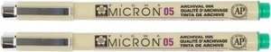 PIGMA MICRON 05 FINELINER PEN, 0.45MM LINE WIDTH, PACK OF 2 (Green) - Picture 1 of 4