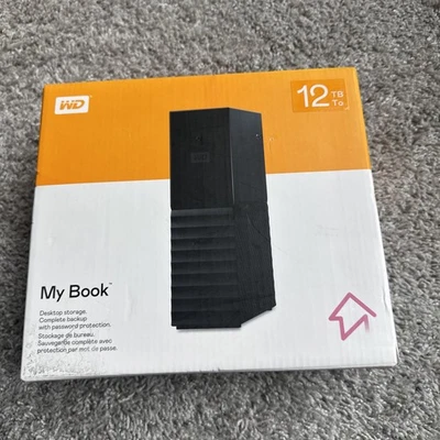NEW Western Digital My Book 12TB External Hard Drive. Open Box. In New & Sealed - Image 1 of 4